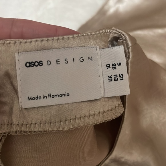 ASOS DESIGN batwing bias cut maxi dress in oyster - Picture 5 of 8